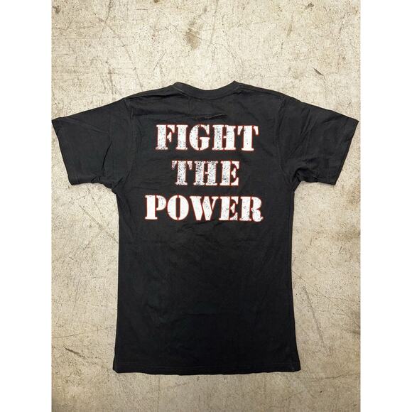 Control Public Enemy T Shirt Men Small Black Fight The Power Rap Tee 80s Hip Hop - Picture 6 of 10